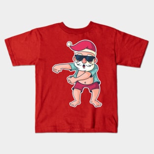 Santa Floss Kids T-Shirt